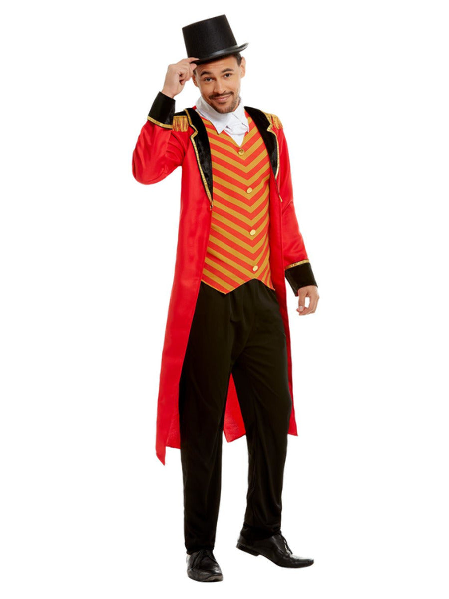 Deluxe Ringmaster Costume, Red - 3