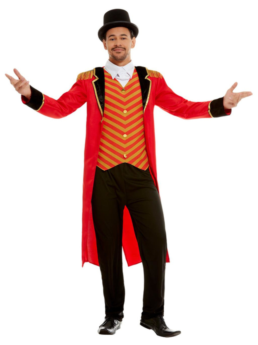 Deluxe Ringmaster Costume, Red - 1