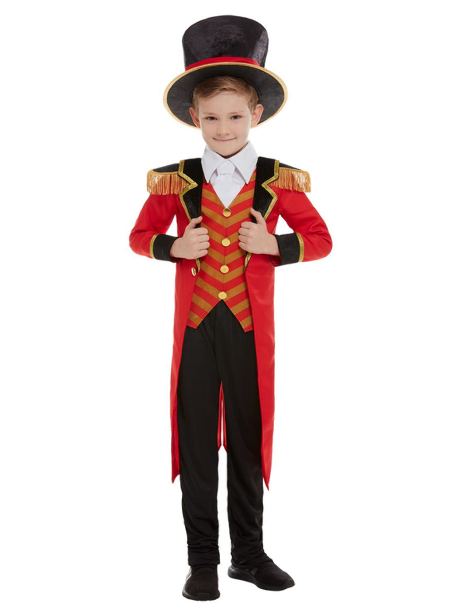 Deluxe Ringmaster Costume, Red - 1