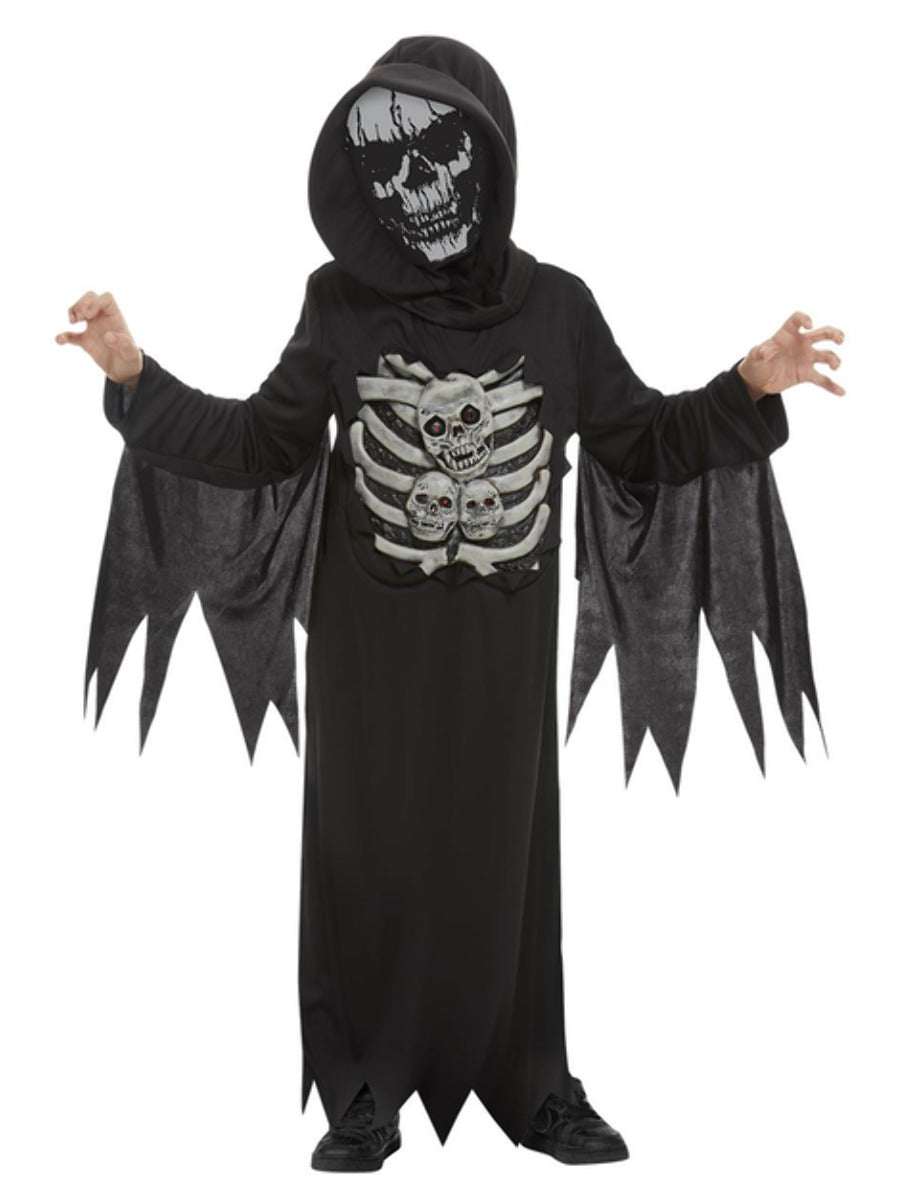 Skeleton Reaper Costume, Black - 5