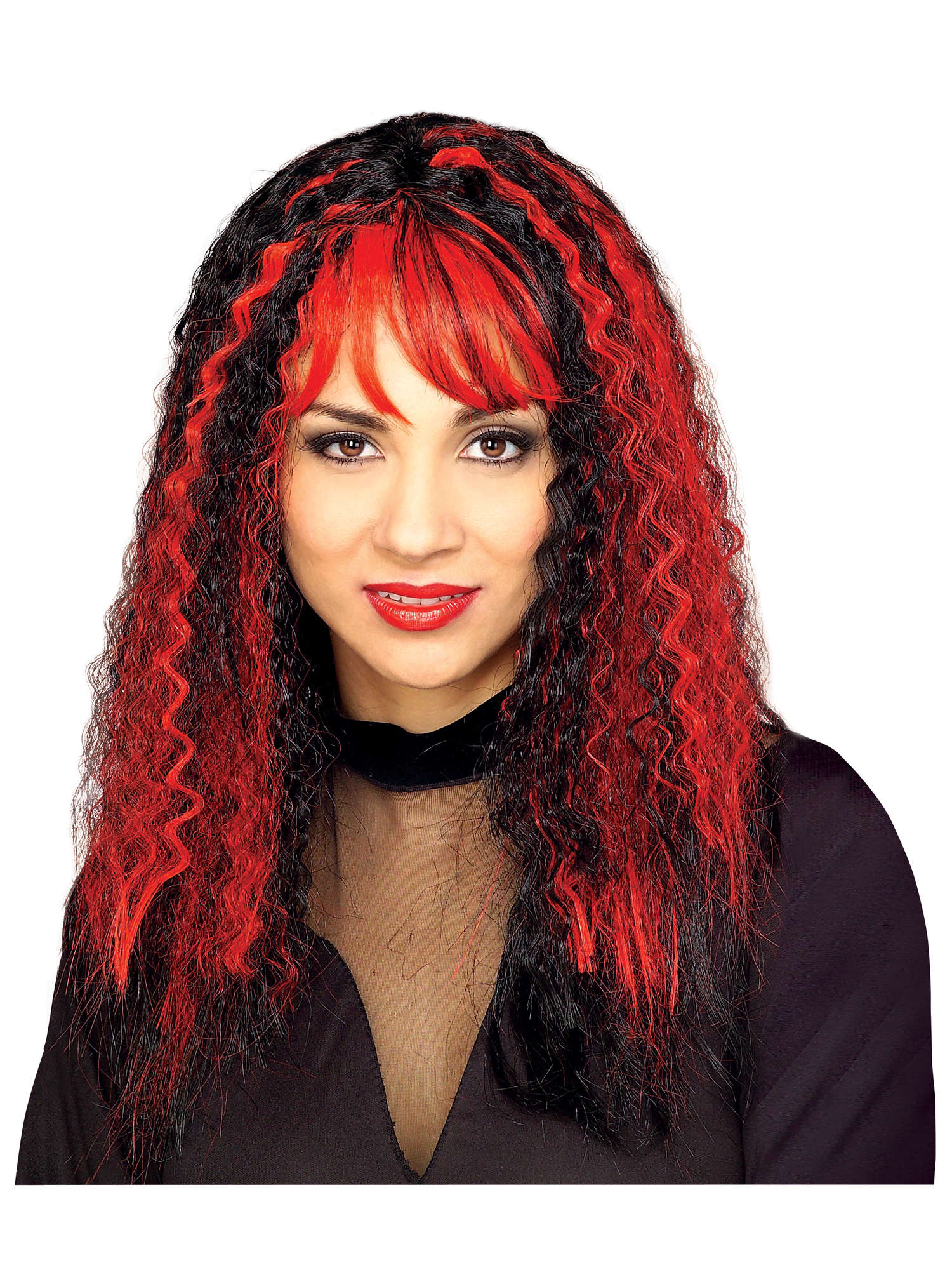 SINISTER CRIMP WIG-BK/RD