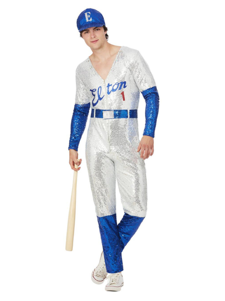 Elton John Deluxe Sequin Baseball Costume - 4