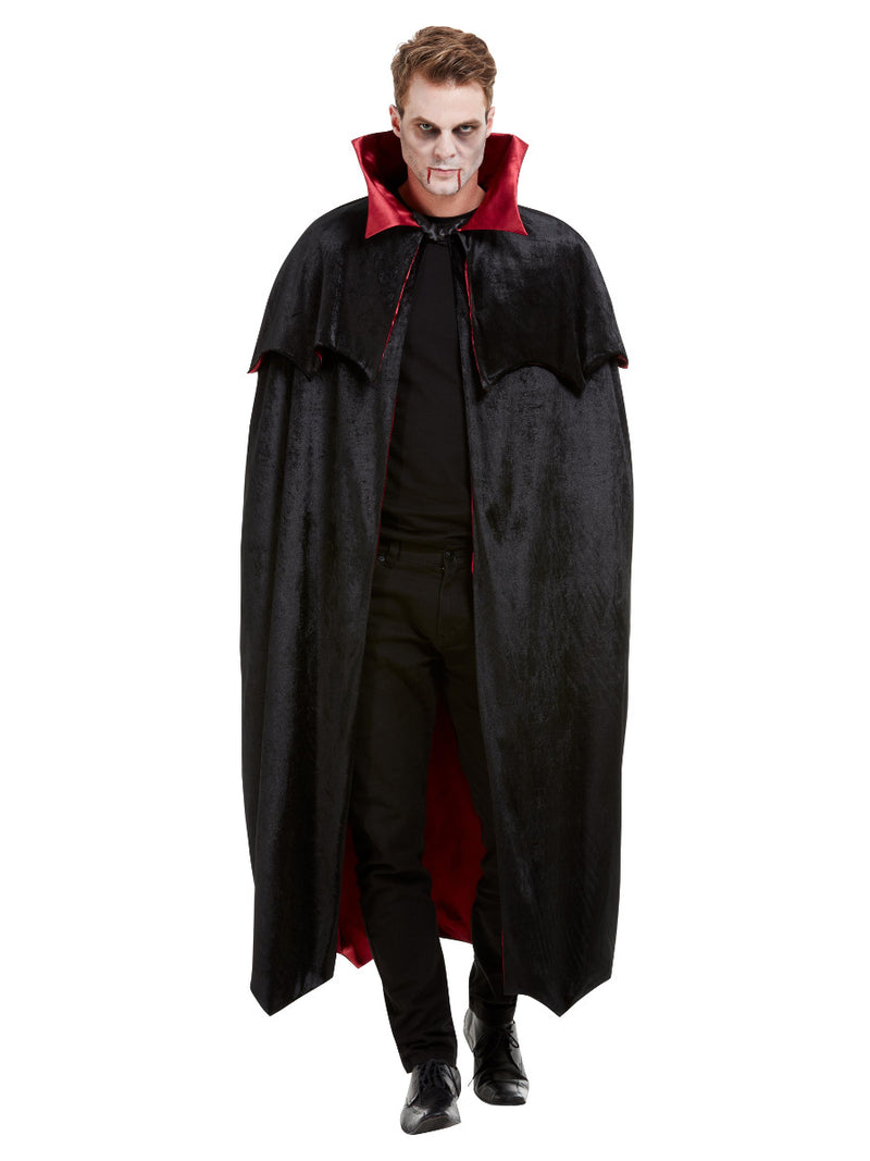 Deluxe Vampire Cape, Black - 6