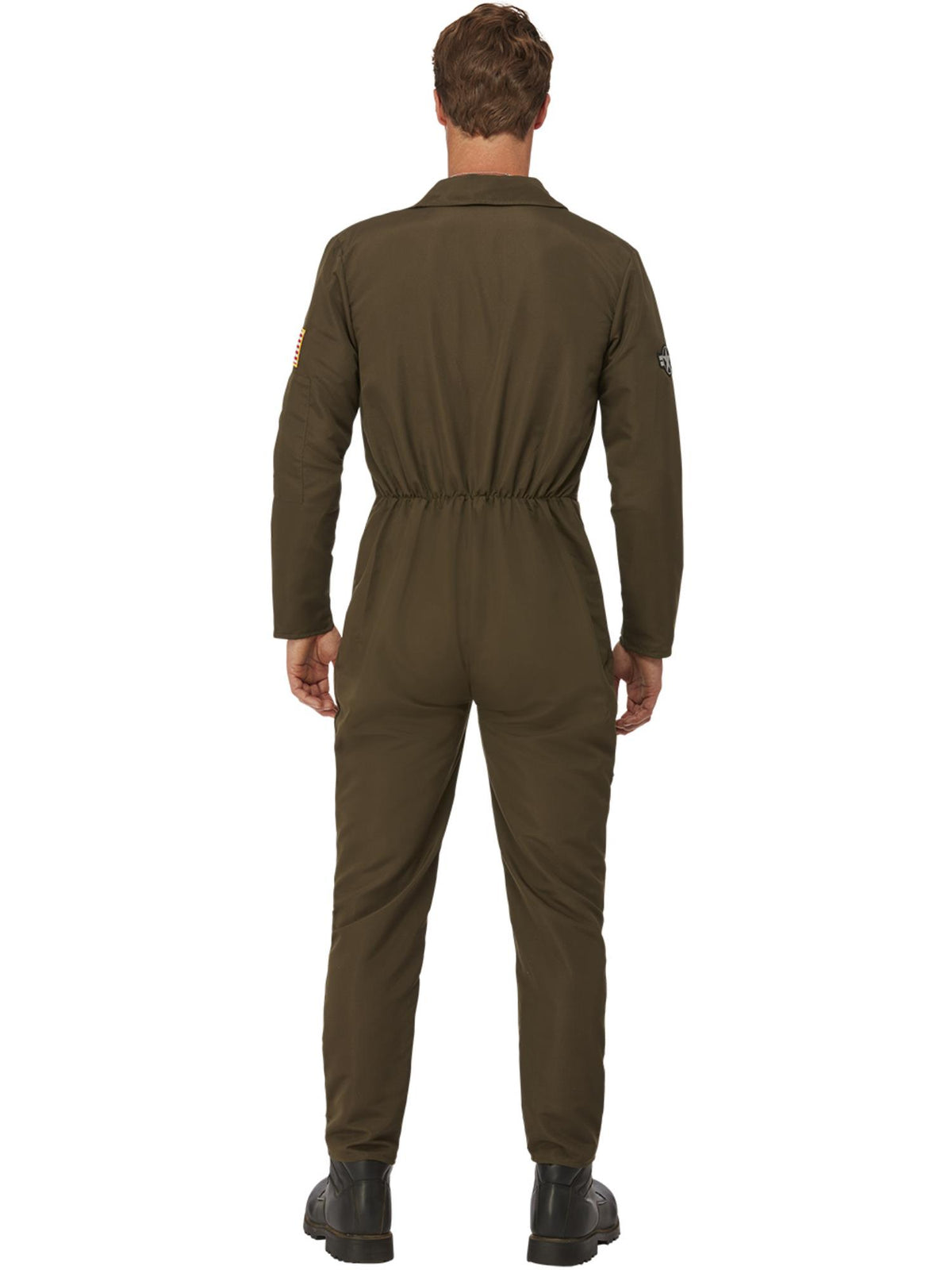 Top Gun Maverick Men's Aviator Costume, Green 2