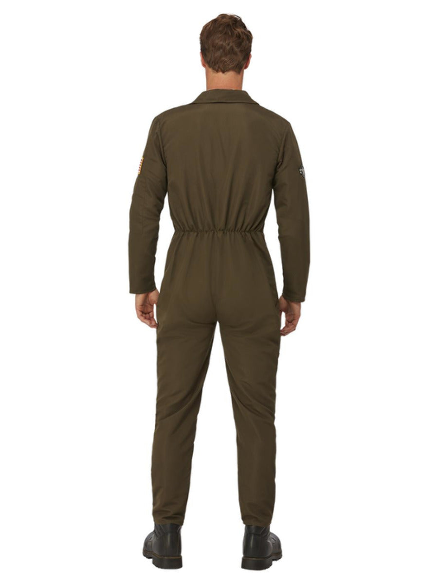 Top Gun Maverick Men's Aviator Costume, Green - 3