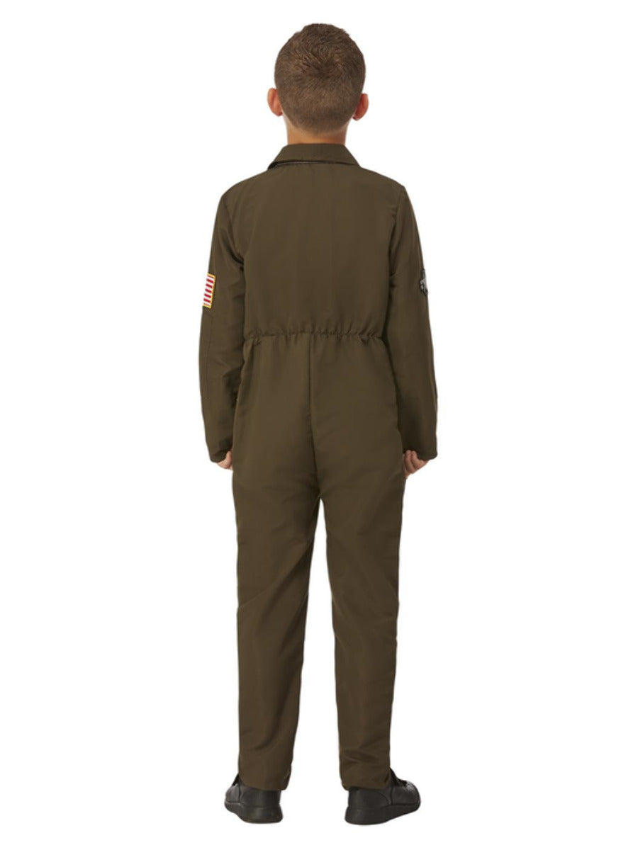 Top Gun Maverick Child's Aviator Costume, Green - 3