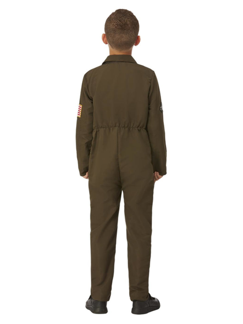Top Gun Maverick Child's Aviator Costume, Green - 3