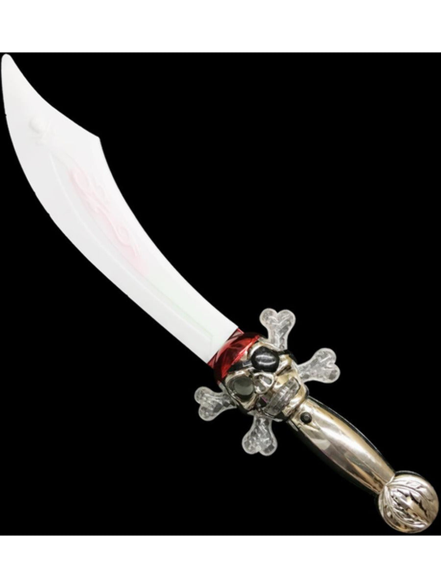 LED Light Up Curved Pirate Sword - 3