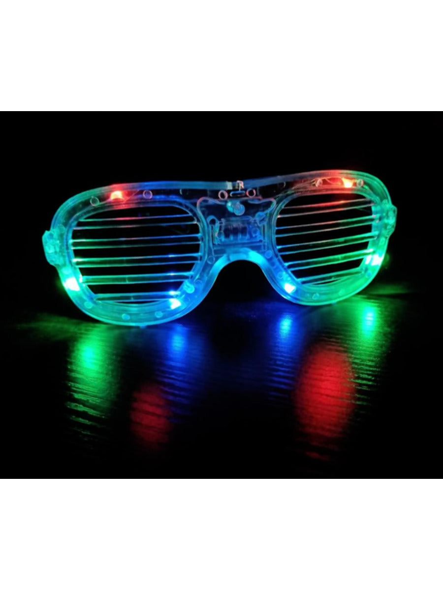LED Light Up Shutter Glasses, Assorted - 3