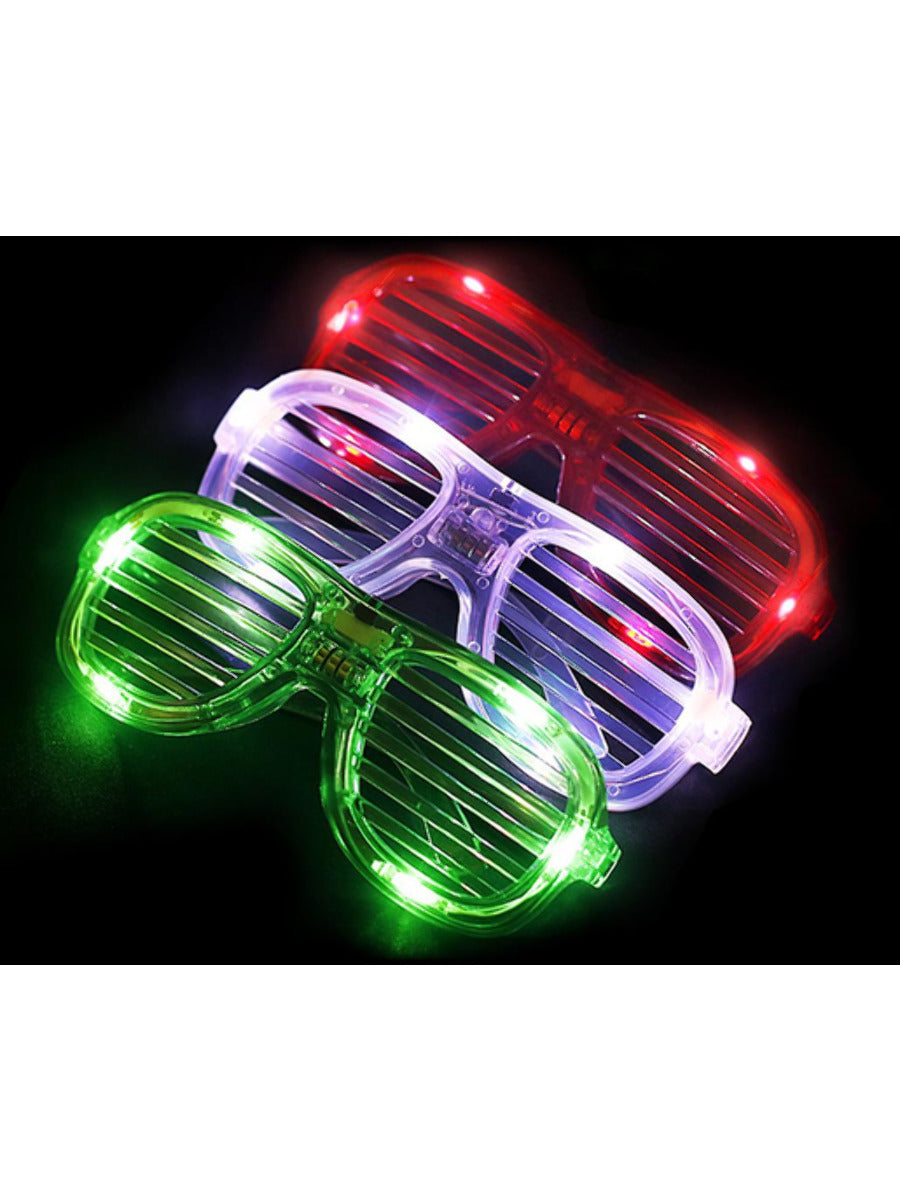 LED Light Up Shutter Glasses, Assorted - 1
