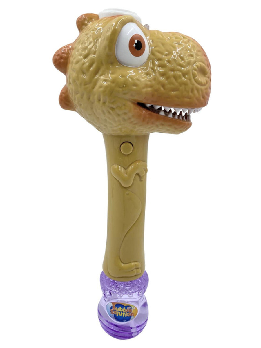 LED Light Up Dinosaur Bubble Wand - 1