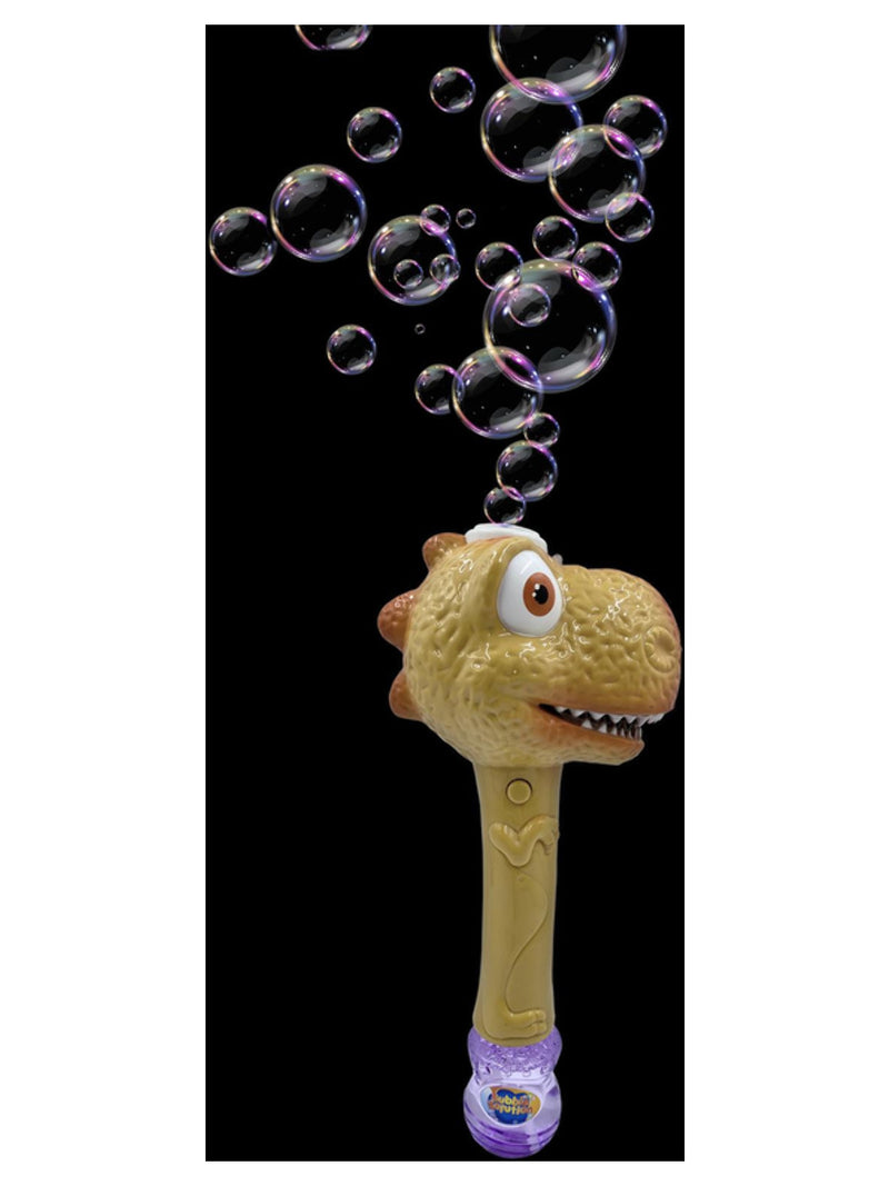 LED Light Up Dinosaur Bubble Wand - 3