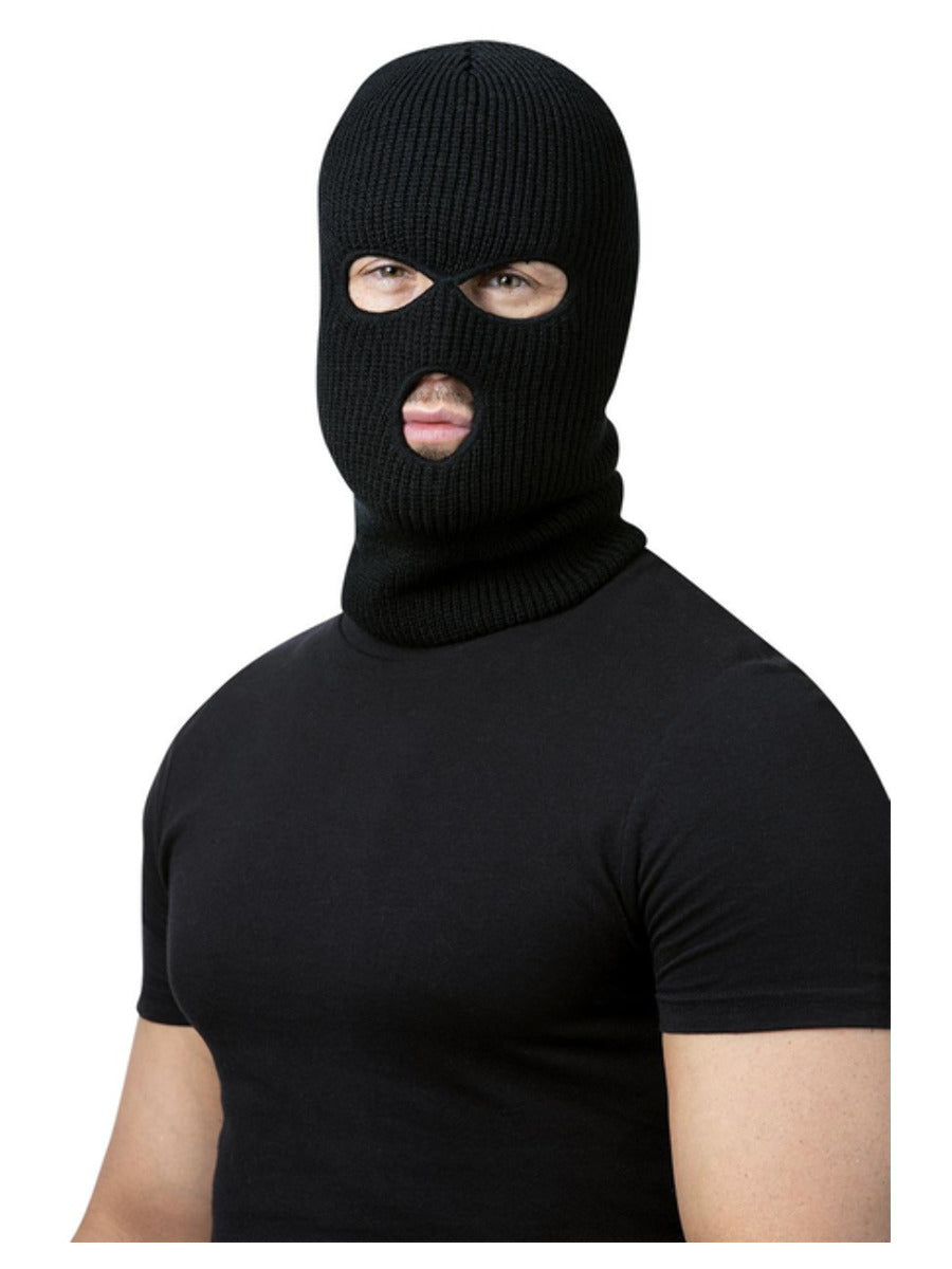 Balaclava Ski Mask, Black - 1