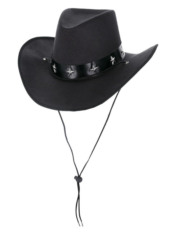 Black Western Cowboy Hat - 2