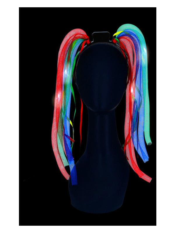 LED Light Up Rainbow Spaghetti Headband - 2