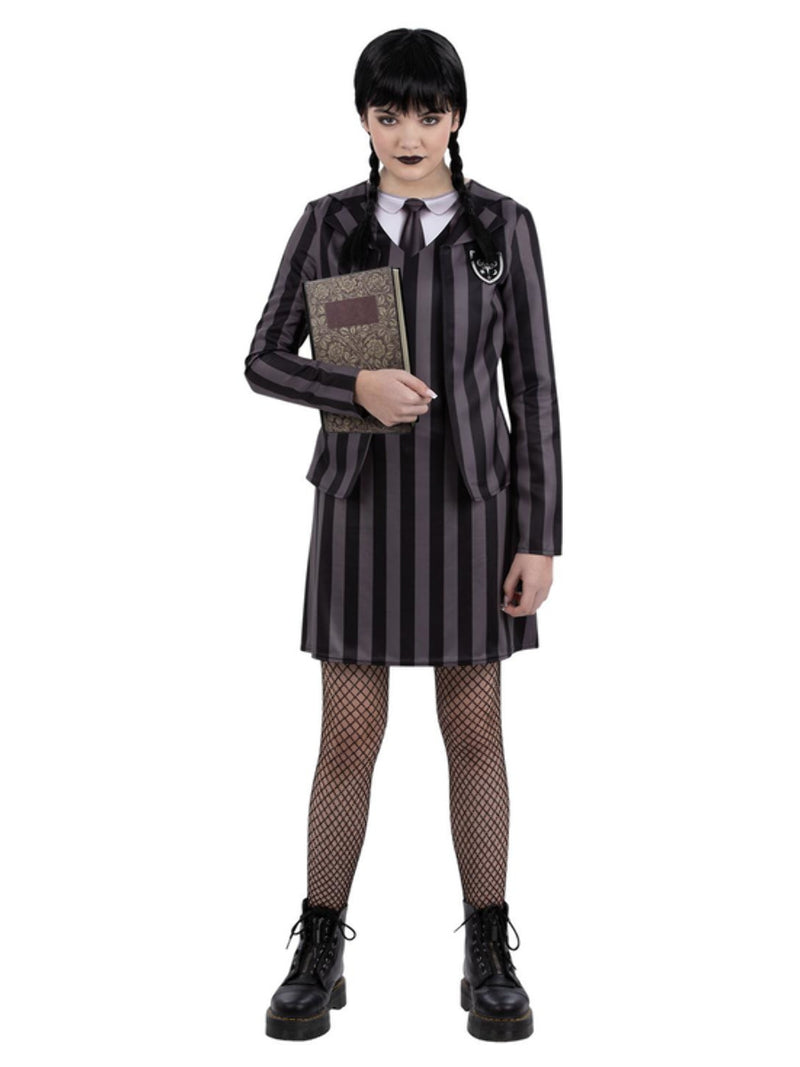 Kids Gothic School Uniform Costume - 1
