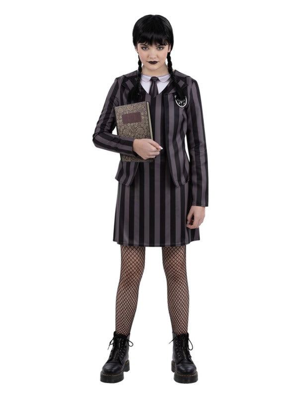 Kids Gothic School Uniform Costume - 2