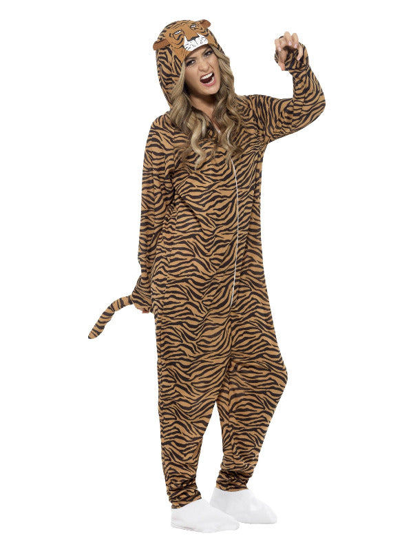 Tiger Costume, Brown - 2