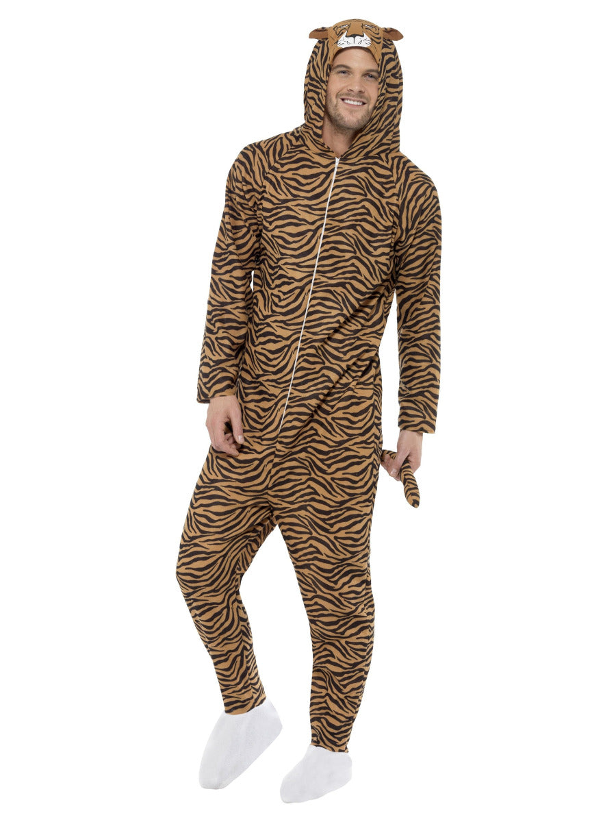 Tiger Costume, Brown - 5