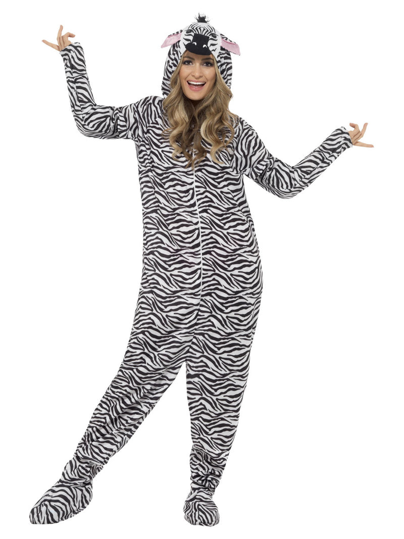 Zebra Costume, Black & White - 1