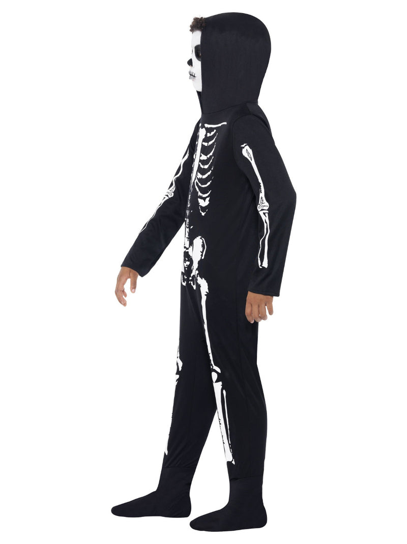 Skeleton Costume, Black - 4