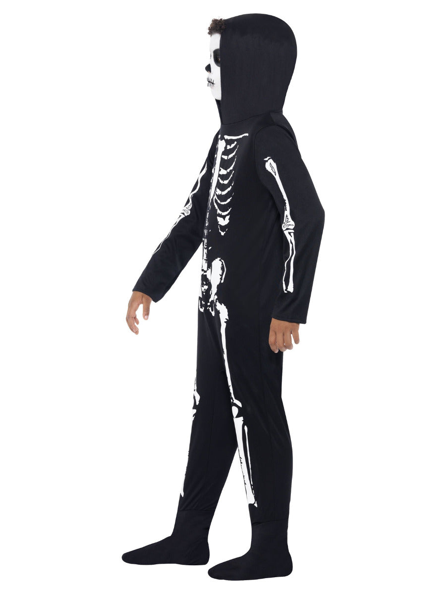 Skeleton Costume, Black - 4