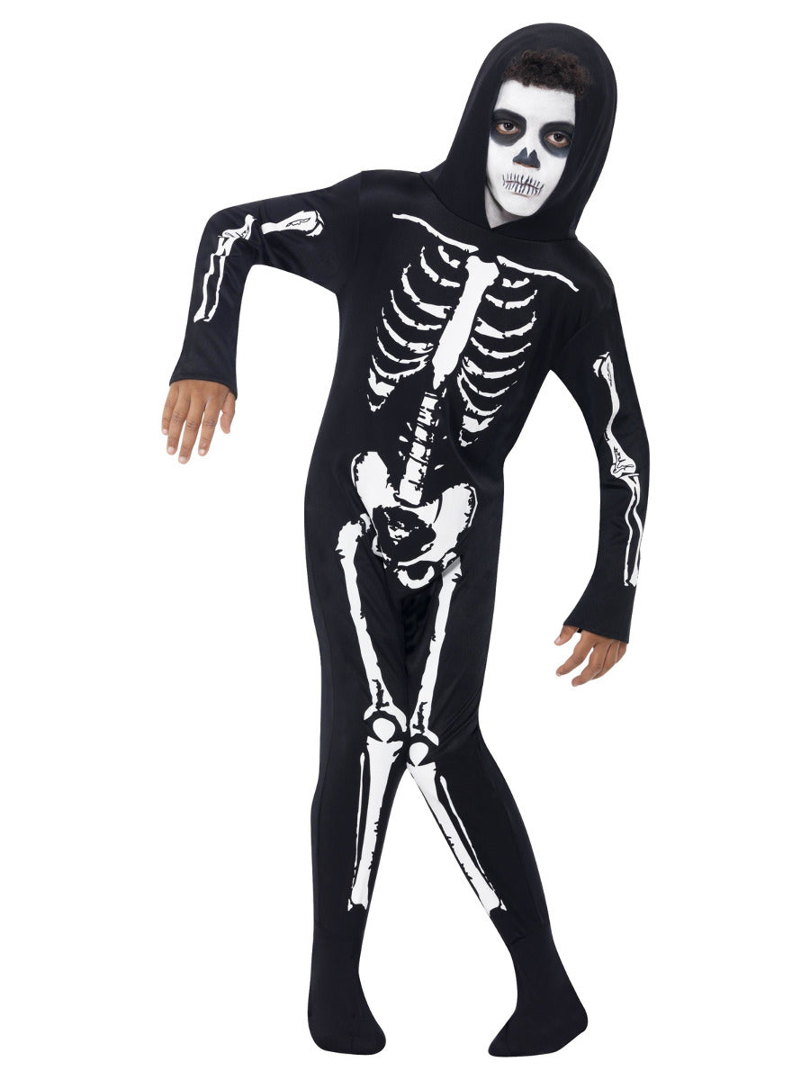 Skeleton Costume, Black - 1