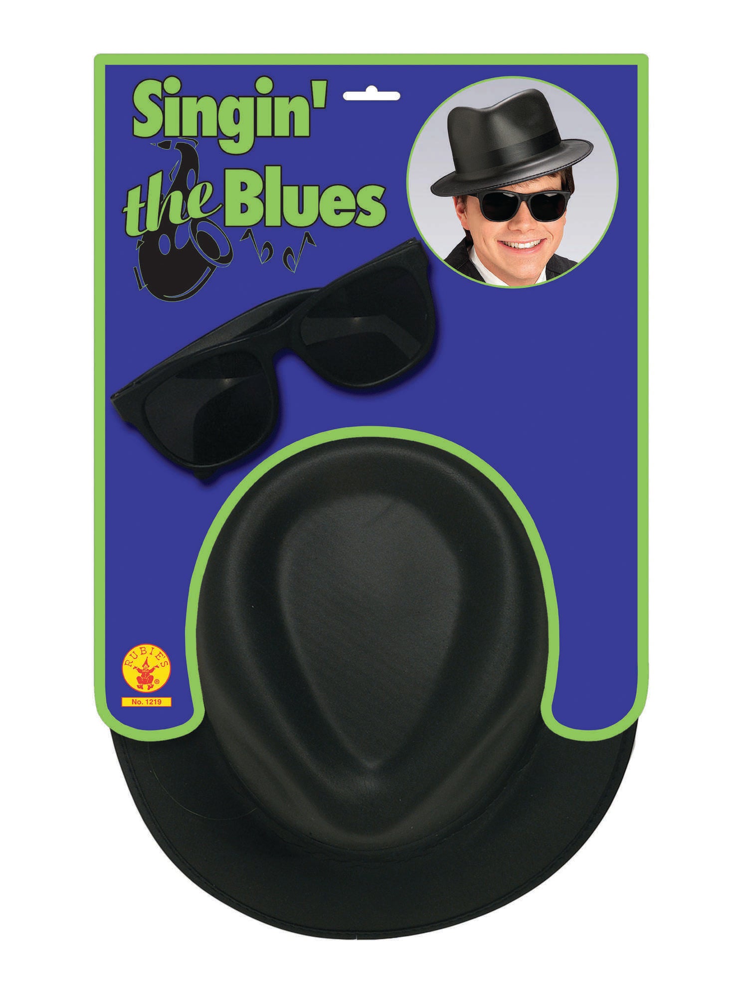 A Singing Blues Hat And Glasses Set