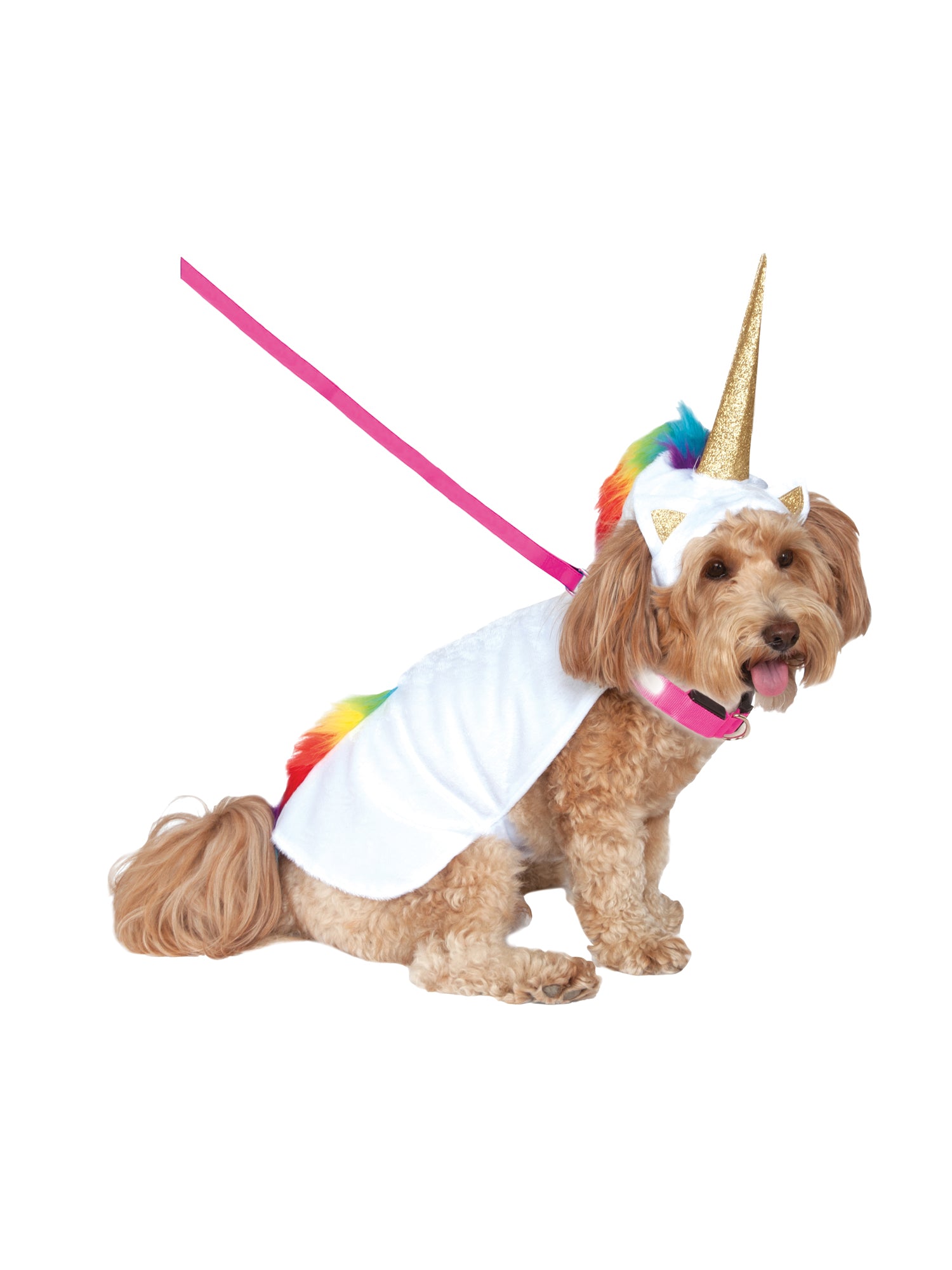L/U Unicorn Cape W/Hood Pets