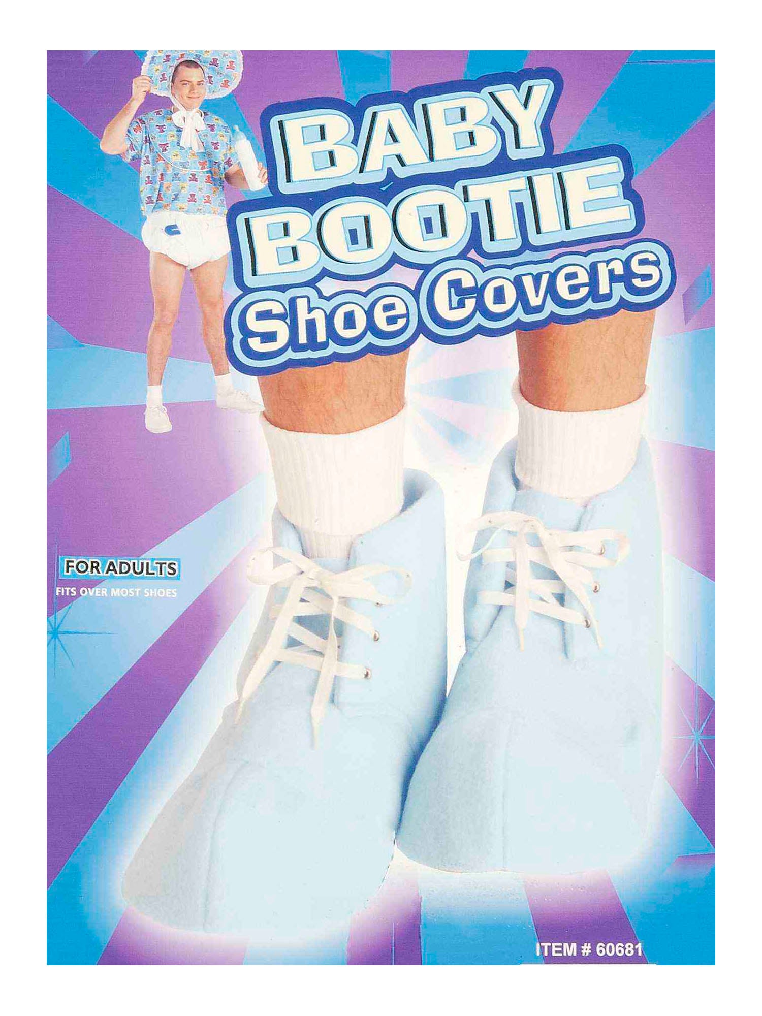 BABY BOOTIE SHOE COVER-BLUE