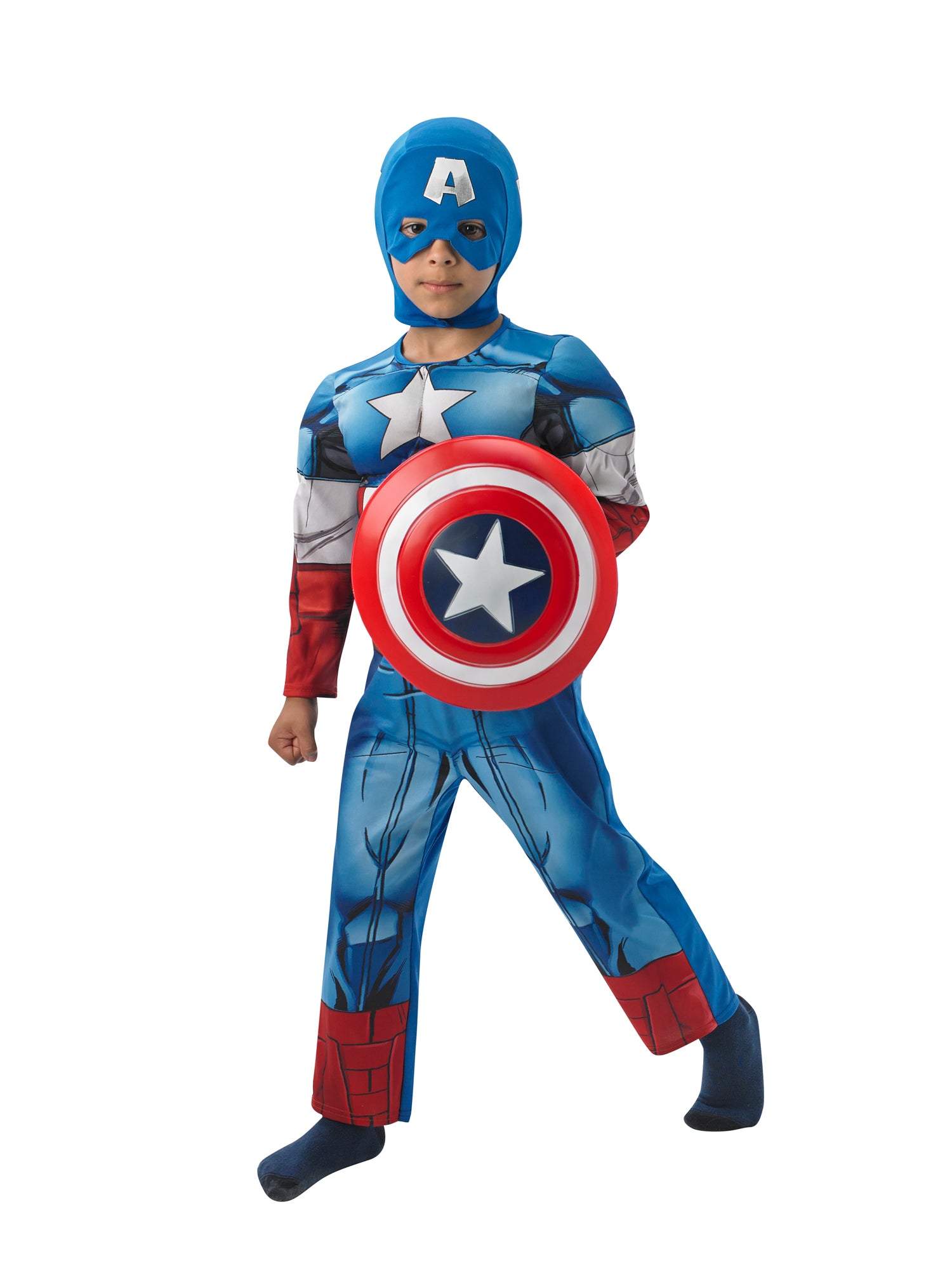 CAPTAIN AMERICA DLX. COST - CHILDRENS