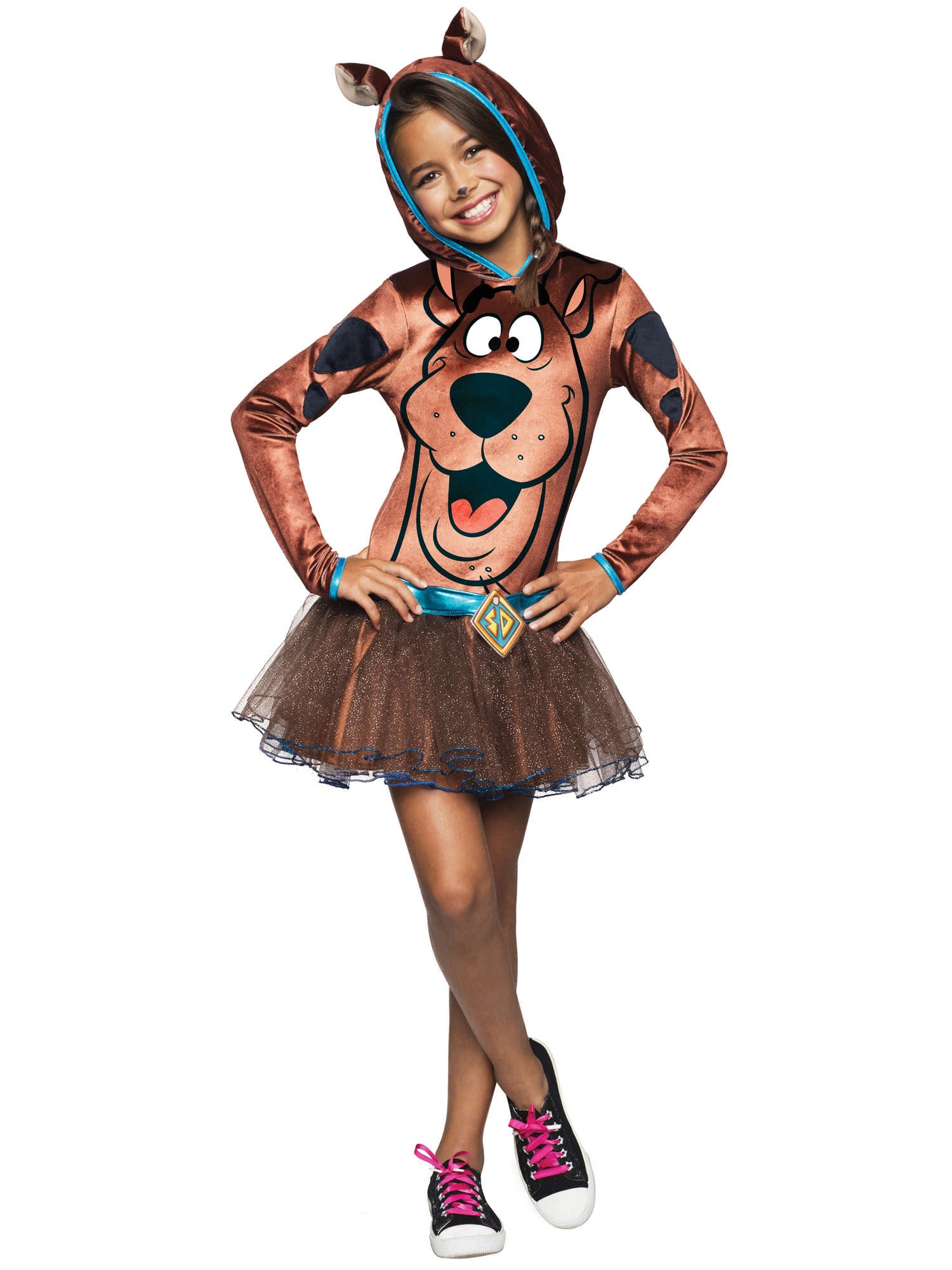 Scooby Girls Hooded Costume - Childrens
