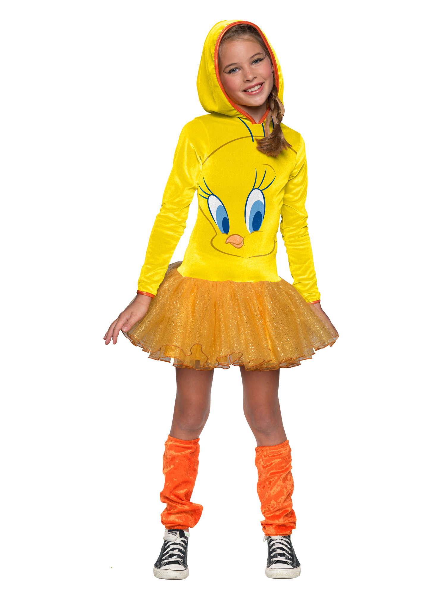 TWEETY GIRLS HOODED COSTU