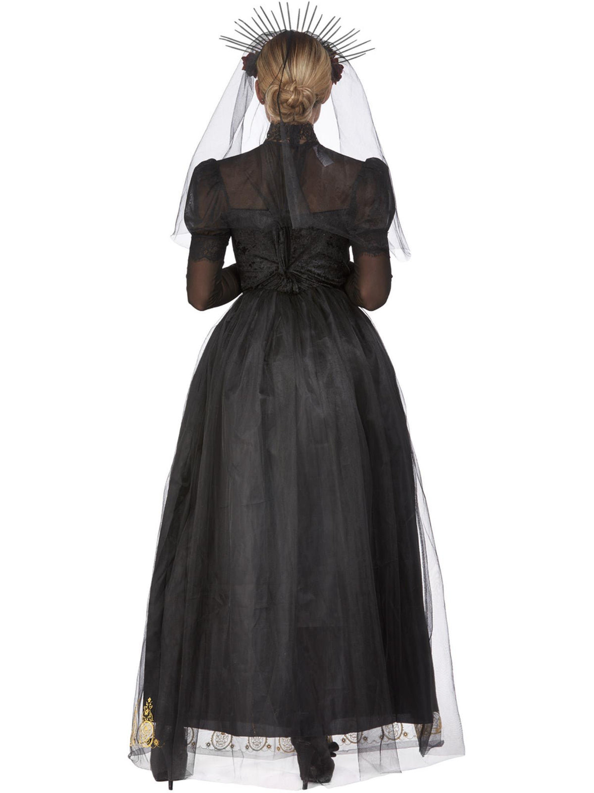 Deluxe DOTD Sacred Heart Bride Costume, Black 2