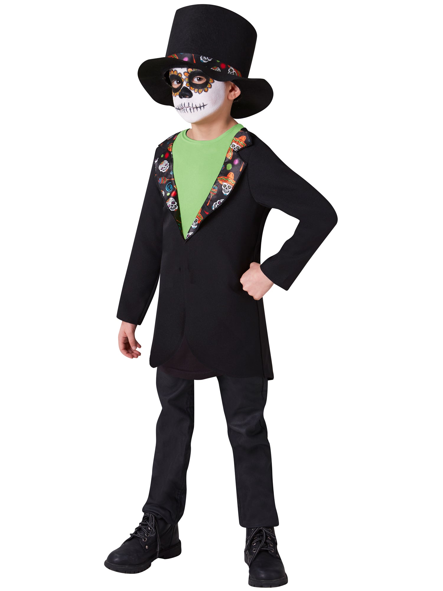 Boy's Day Of The Dead Costume