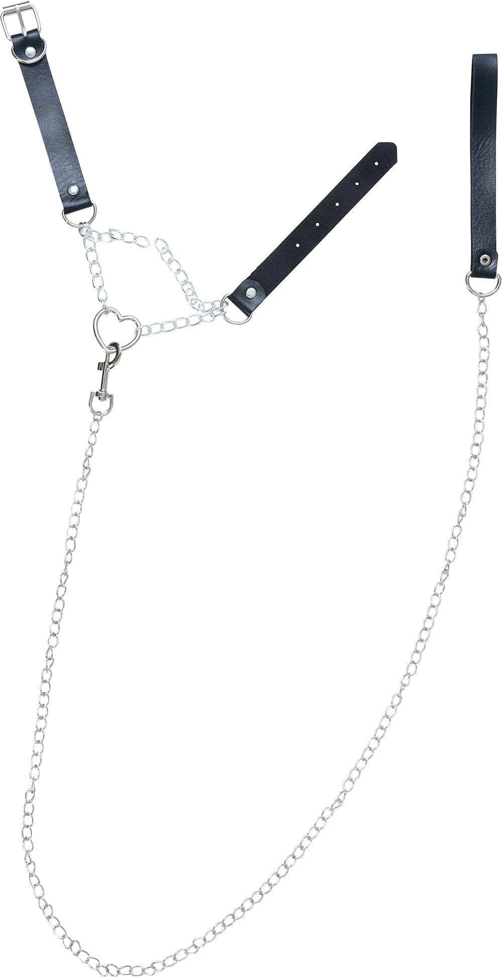 90 CM SADO COLLAR AND LEASH, ADULT