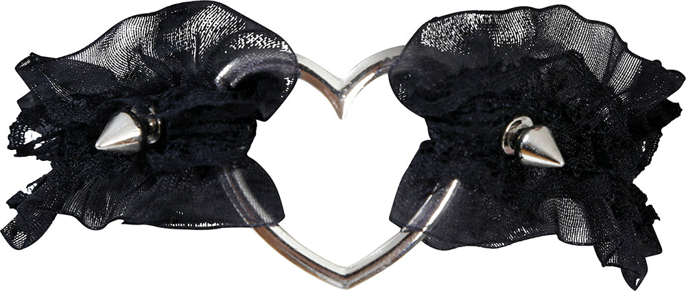 BLACK LACE GARTER