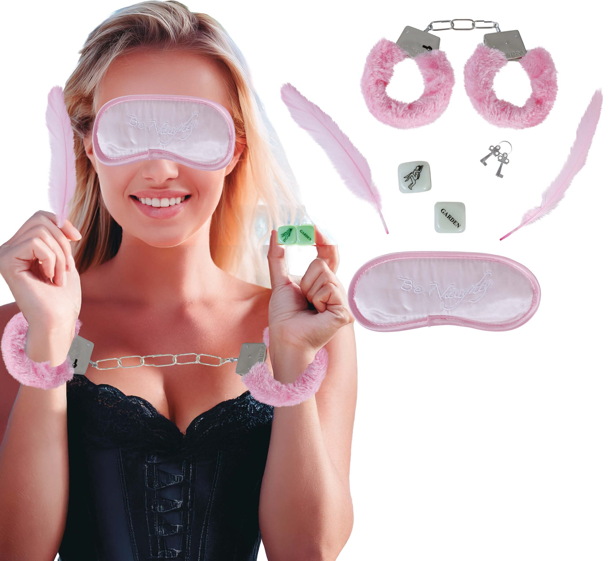 SEXY 5 PZ SET PINK, ADULT