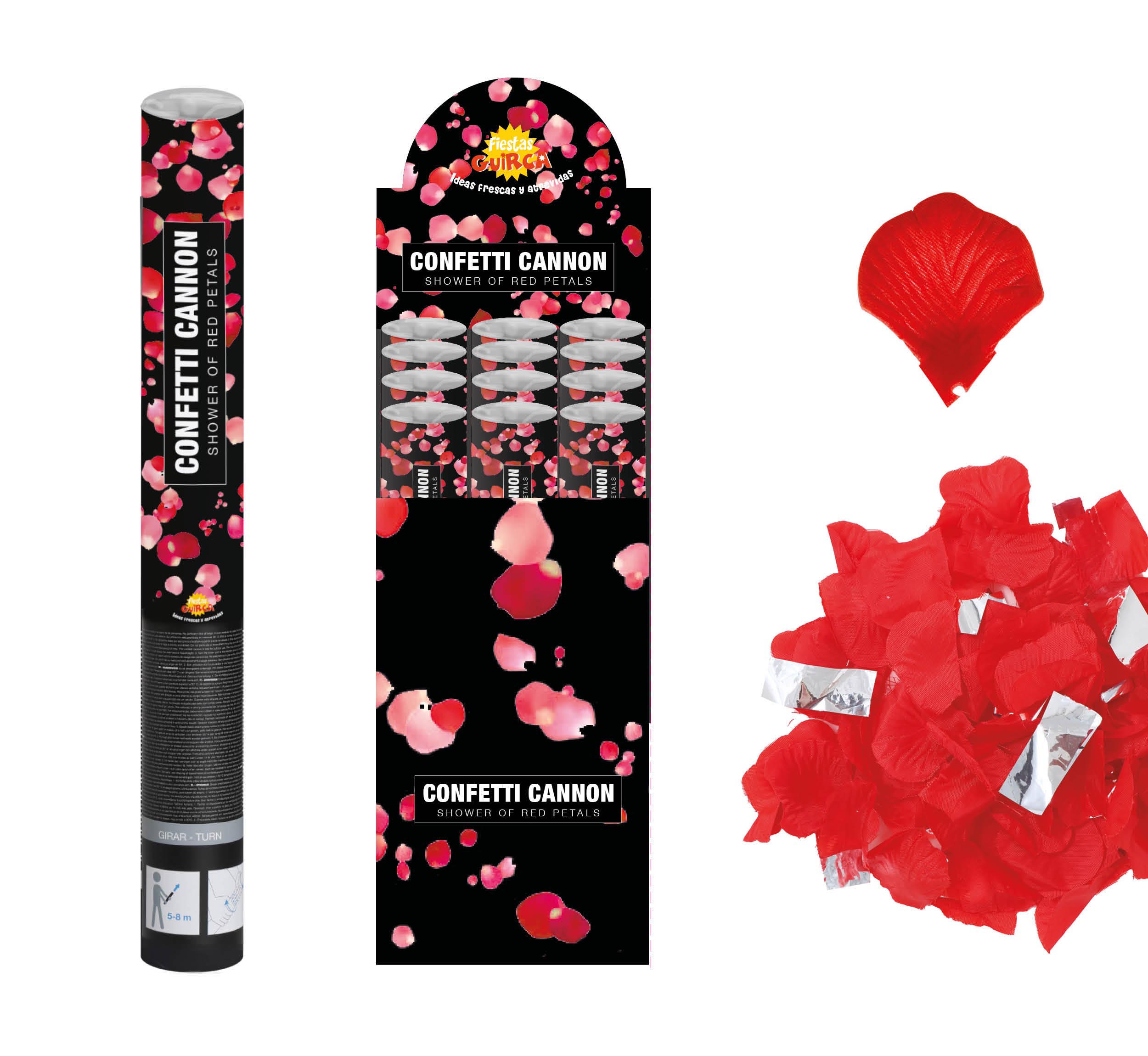 CONFETTI CANNON, 50 CM COMPRESSED AIR