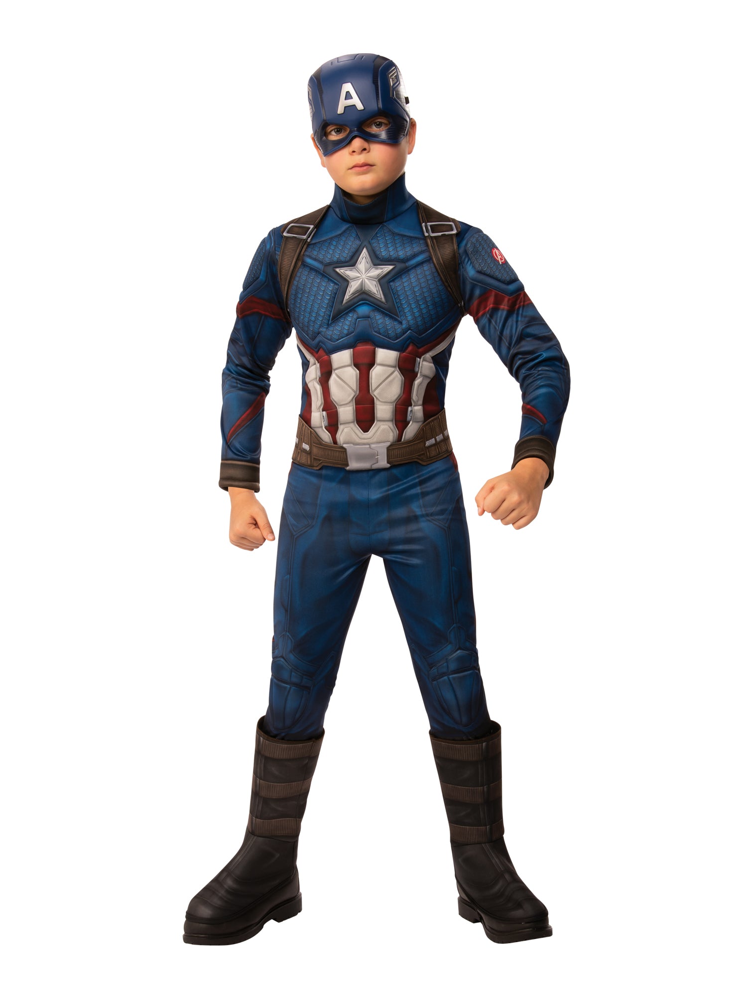 Captain America Deluxe Avg4 Costume - Childrens