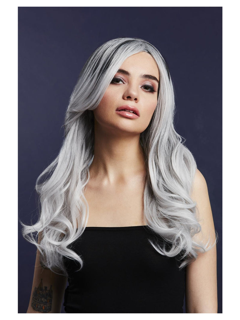 Fever Khloe Wig, True Blend, Ice Silver - 1