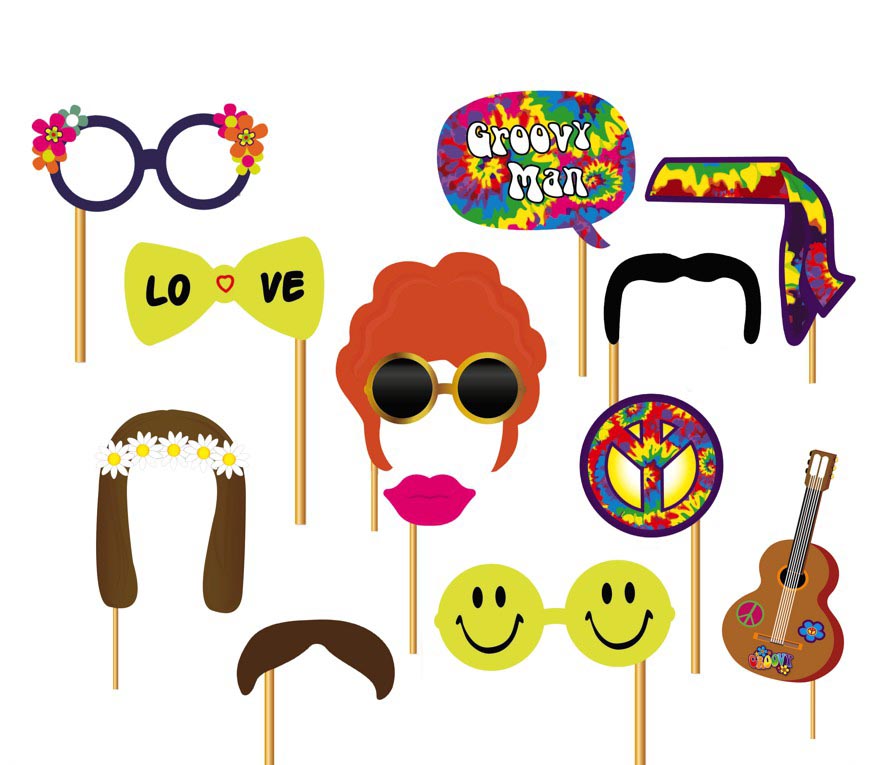 HIPPY PHOTOCALL SET, 12 PCS
