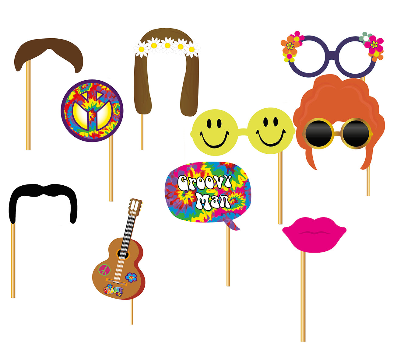 HIPPY PHOTOCALL SET, 12 PCS