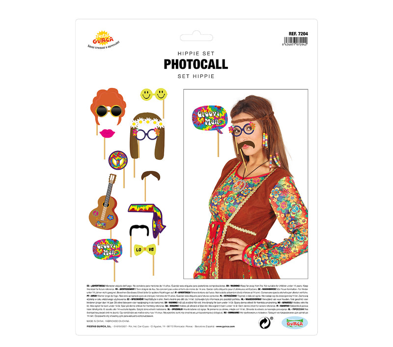 HIPPY PHOTOCALL SET, 12 PCS