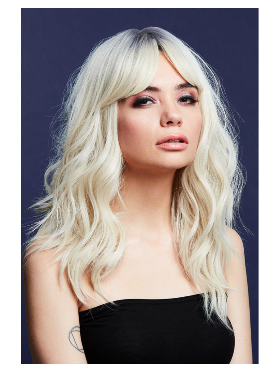 Fever Ashley Wig, Two Toned Blend, Ice Blonde - 1