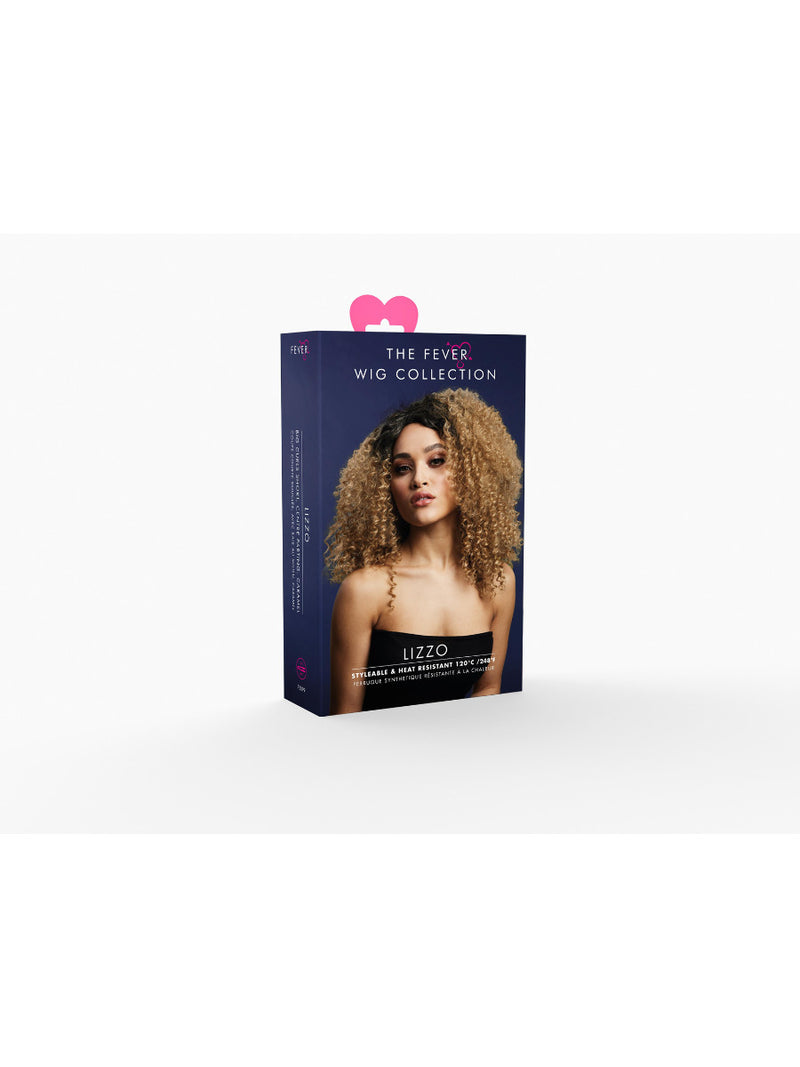 Fever Lizzo Wig, Caramel - 3