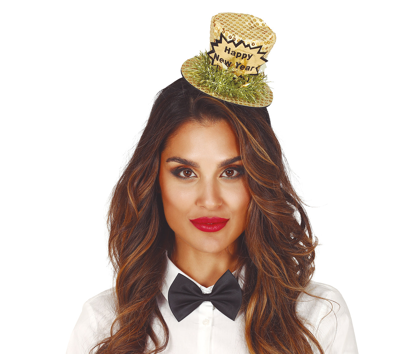 GOLD AND SILVER "HAPPY NEW YEAR" TOP HAT