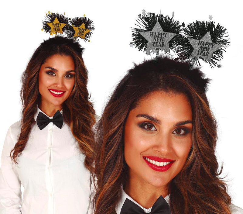 "HAPPY NEW YEAR" STAR HAIRBAND ASSORTMEN