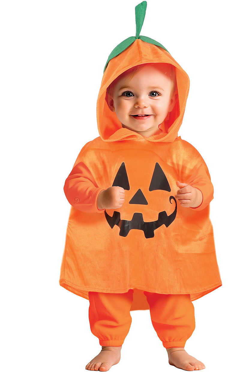 CUTE PUMPKIN PONCHO, BABY, 18 - 24 MONTHS