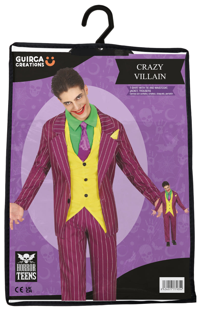 CRAZY VILLAIN TEEN SIZE 14-16 YEARS